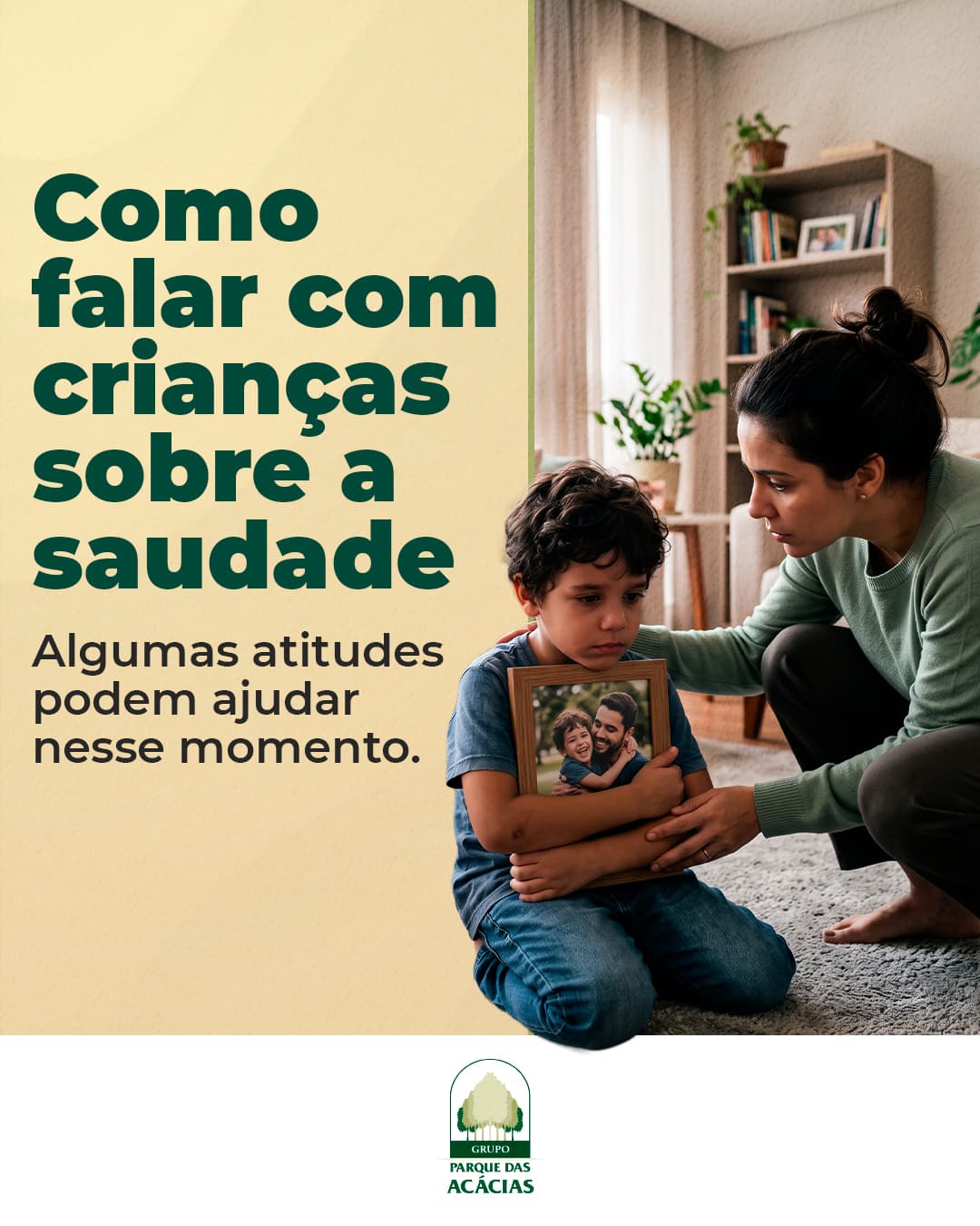 Como conversar com crianças sobre a saudade